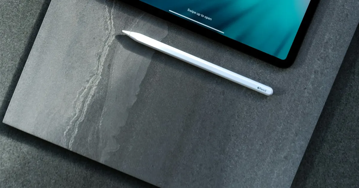 iPad Pro with stylus, representing iPad screen repair